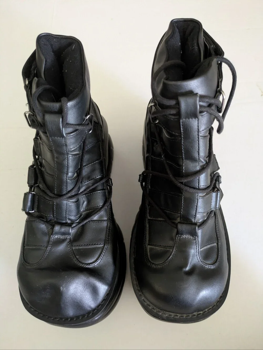 Demonia Black boots Size 10